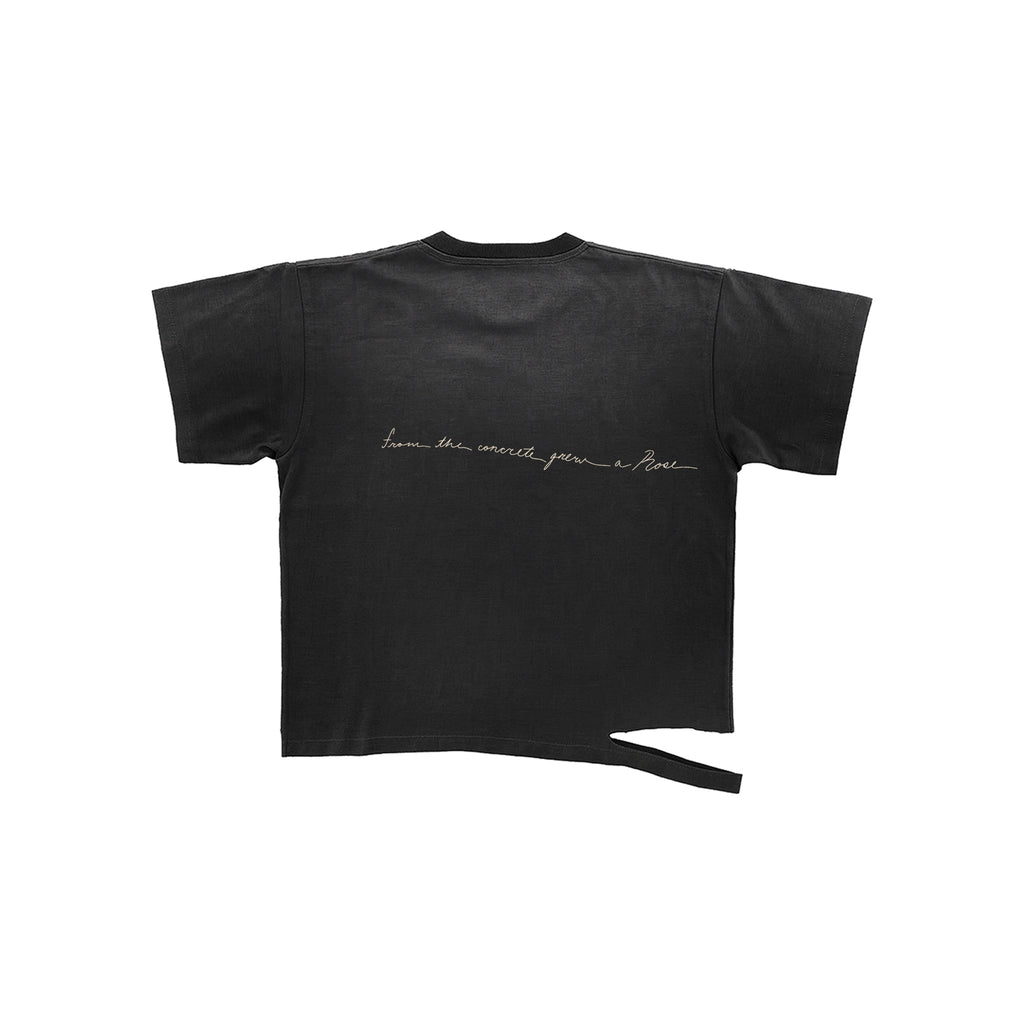 TEY ROSES BLACK T-SHIRT