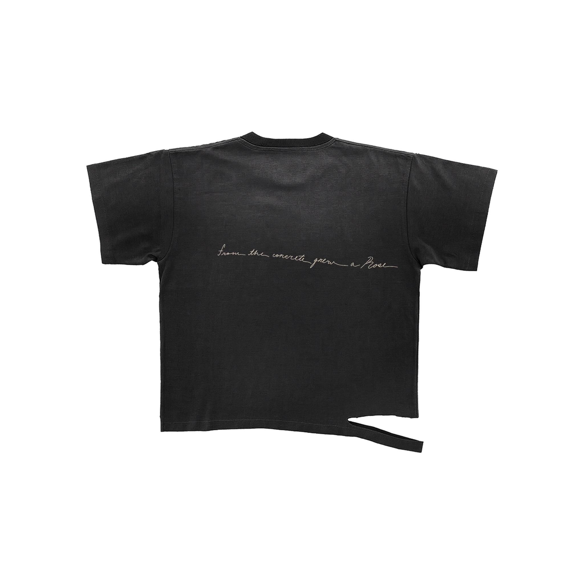 TEY ROSES BLACK T-SHIRT